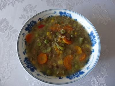 Zupa z soczewicy ( 4 porcje)