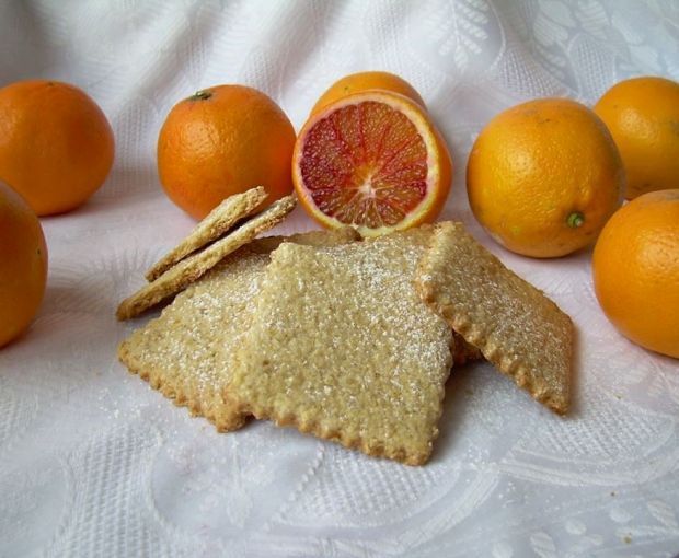 Przepis  pomarańczowe ciasteczka digestive przepis