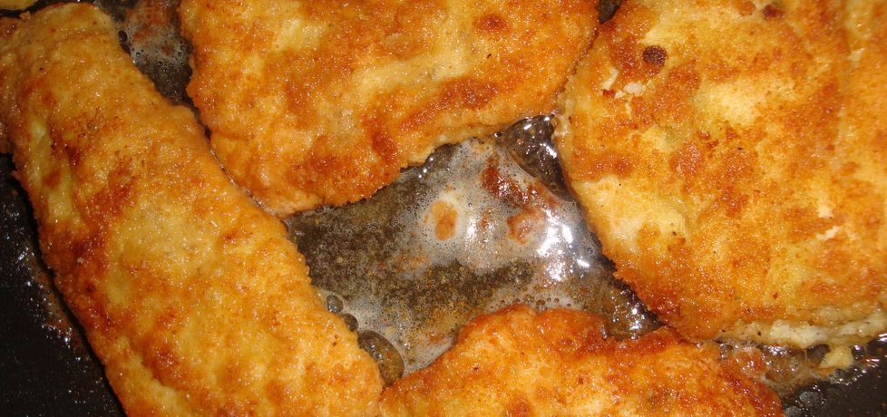 Filety z kurczaka w panierce z bułki tartej i mąki (autor: halinah ...