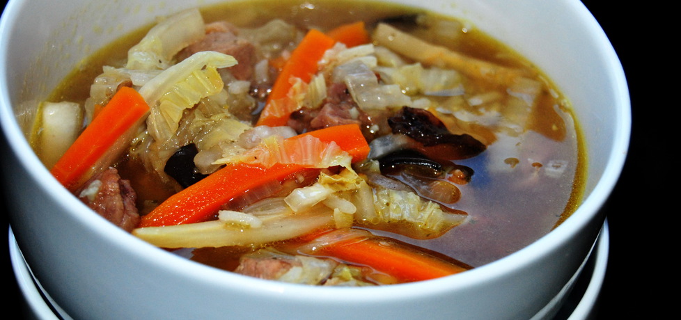 Zupa orientalna z kapustą pekińską (autor: rng