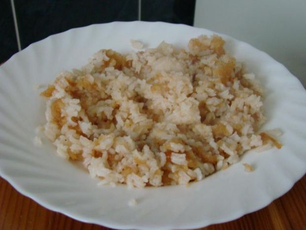 Przepis  ryż z jabłkami i nutką wanilii przepis
