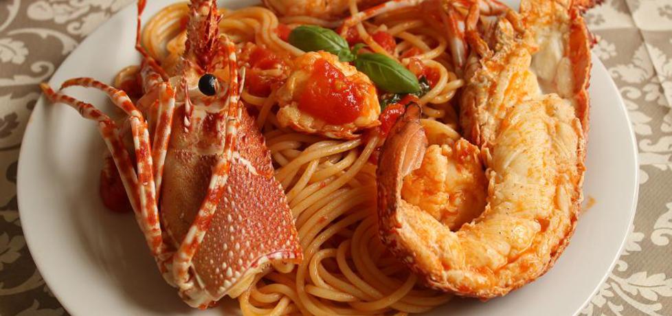 Spaghetti z homarem kolczastym ( langustą) (autor: iwonadd ...