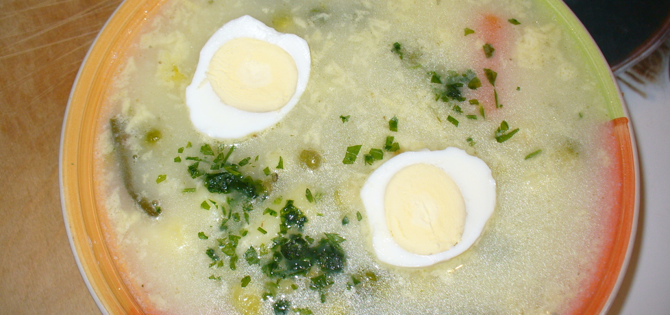 Zupa jarzynowa z jajkiem (autor: jagoda5913)