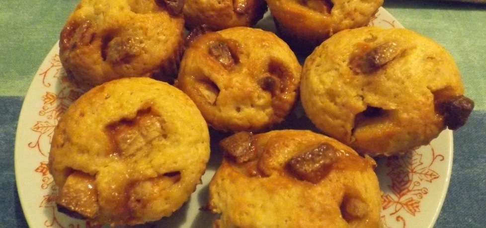 Muffiny jabłkowo  czekoladowe (autor: mikix4)
