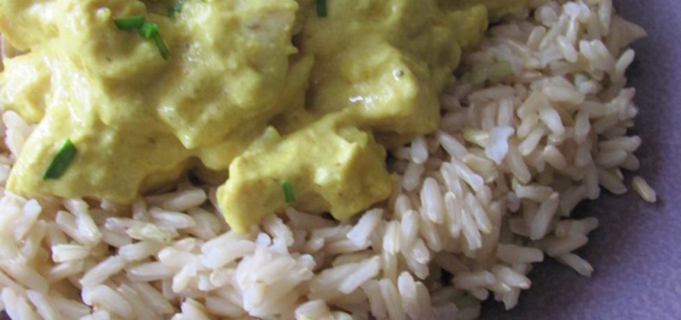 Kurczak curry z ryżem. (autor: olgask)