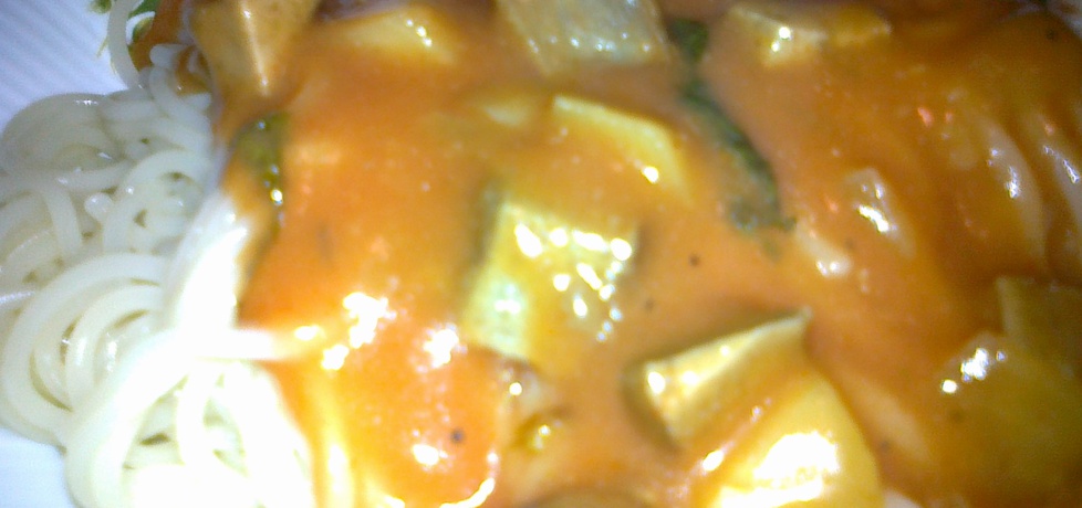 Makaron z wątróbką w sosie pomidorowym (autor: owca441 ...