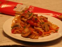 Przepis  spaghetti po sycylijsku z warzywami przepis