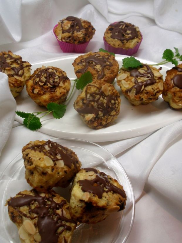 Przepis  muffinki z płatkami jaglanymi przepis