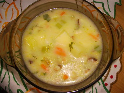 Zupa ziemniaczana z chrzanem