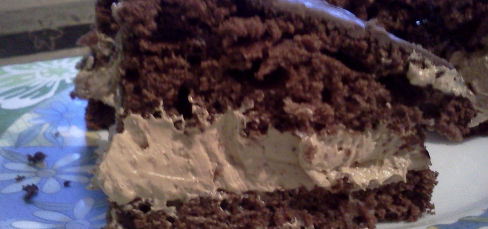 Czekoladowe ciasto z kremem krówkowym (autor: leonkot ...