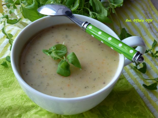 Przepis  zupa-krem kartoflana z majerankiem przepis