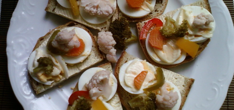 Kanapki z jajkiem i piklami jeśiennymi pyzy (autor: wedith1 ...