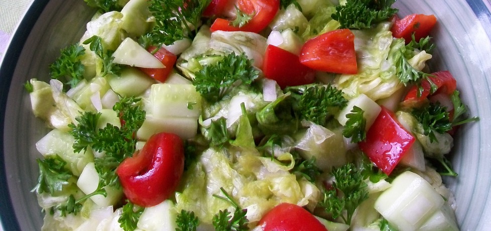 Chrupiąca sałatka warzywna (autor: migotka28)