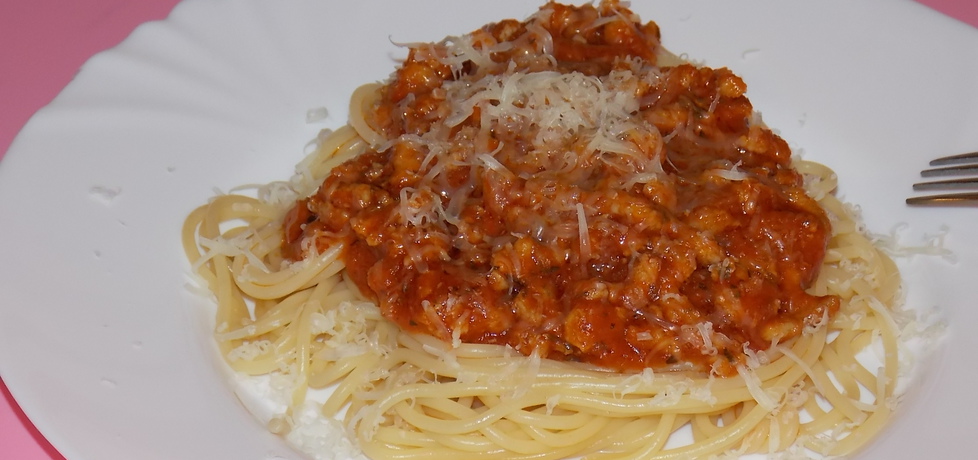 Spaghetti z domowym sosem z warzyw (autor: ewelinapac ...