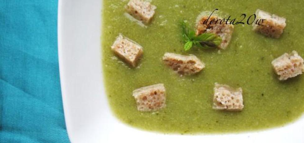 Zupa krem z brokułów z miętą (autor: dorota20w)