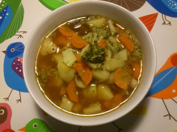 Przepis  zupa brokułowa na boczku przepis