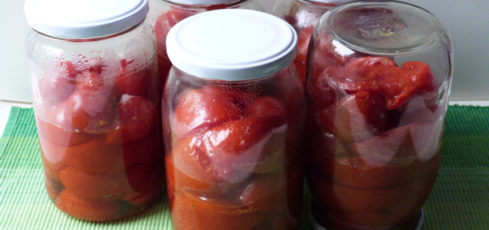 Pomidory w słoikach na zimę (autor: ikrakowianka)