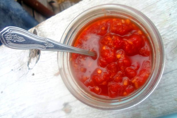 Przepis  konfitura pomidorowa z chilli i imbirem przepis