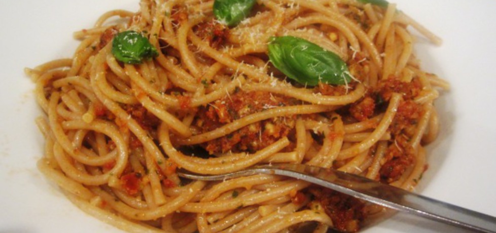 Spaghetti z pesto alla siciliana (autor: monika78)