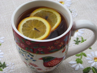 Herbata z pomarańczą i gożdzikami