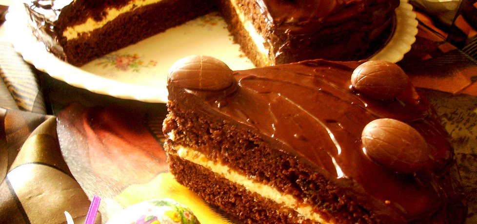 Ciasto czekoladowe z kremem kefirowym (autor: smacznapyza ...