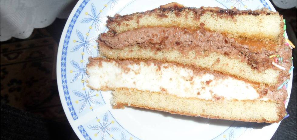 Tort kakaowy z kremem mlecznym (autor: agata1722 ...