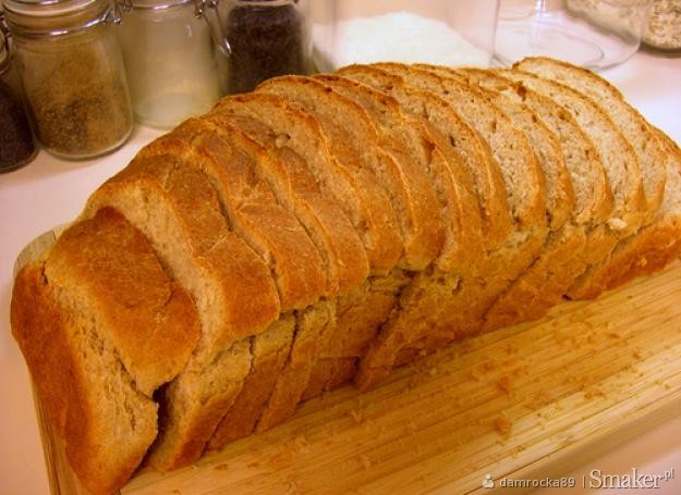 Chleb żytni na mleku (bez zakwasu)