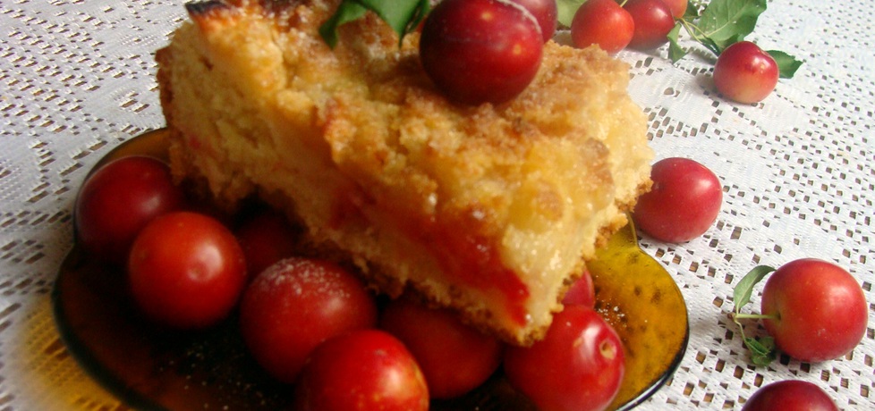 Ciasto z mirabelkami i jabłuszkiem (autor: iziona)