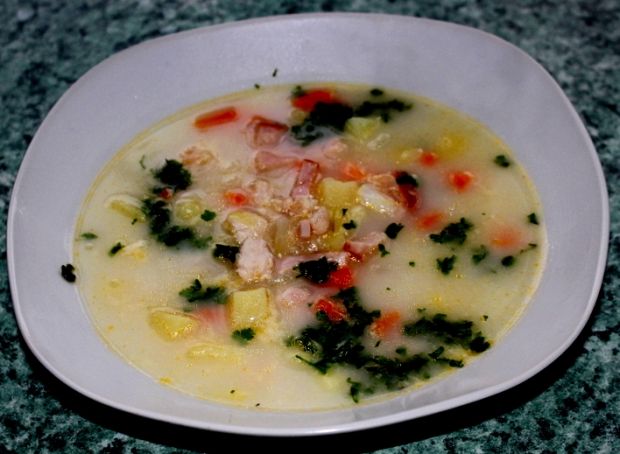 Przepis  zupa drobiowa z warzywami przepis