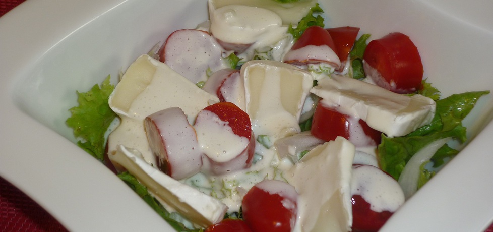 Smaczna sałatka z serem pleśniowym (autor: wafelek2601 ...