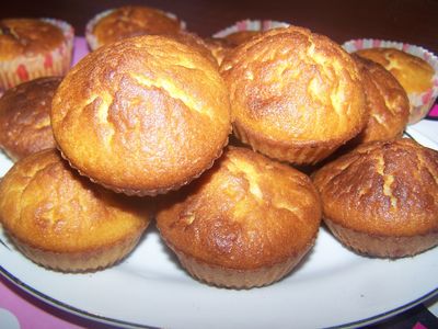 Muffiny z białej czekolady