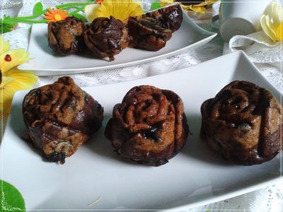 Muffinki bez tłuszczu i jajek z borówkami