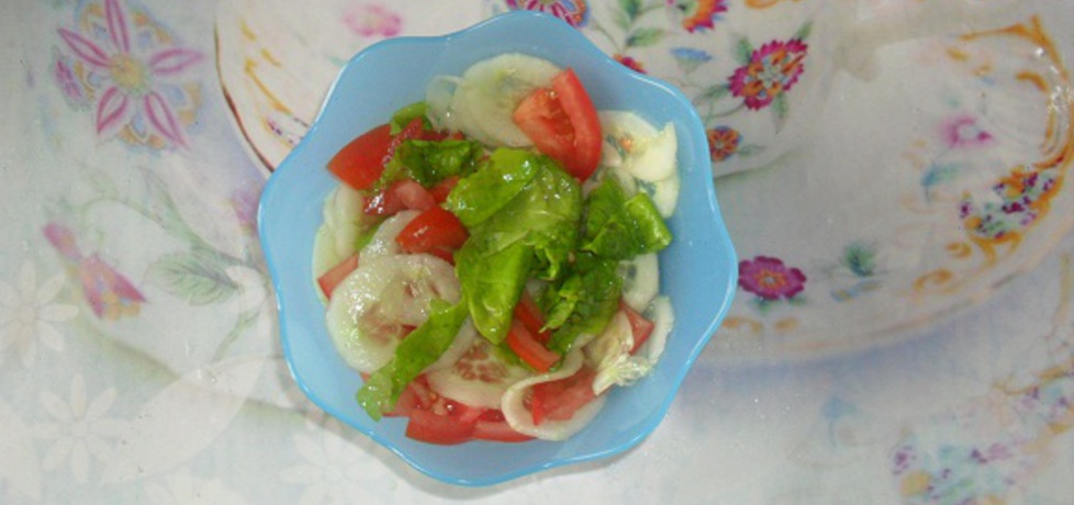 Sałatka z ogórków i pomidorów (autor: jodaj)