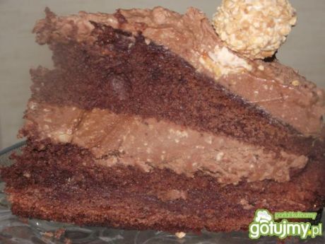 Przepis  masa czekoladowo orzechowa do ciast przepis