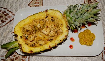 Curry drobiowe z ananasem wg buni