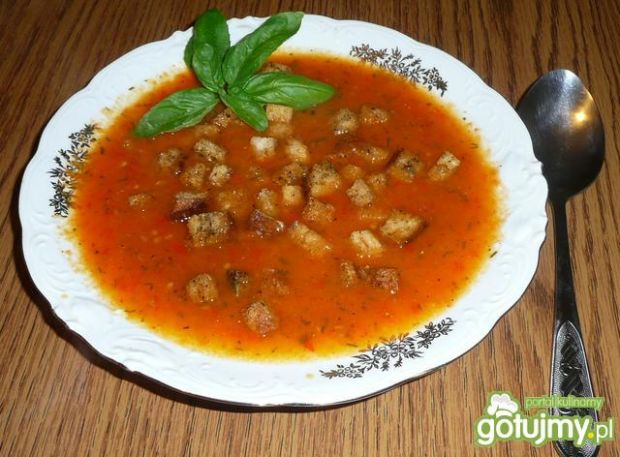 Przepis  zupa z papryki i pomidorów przepis