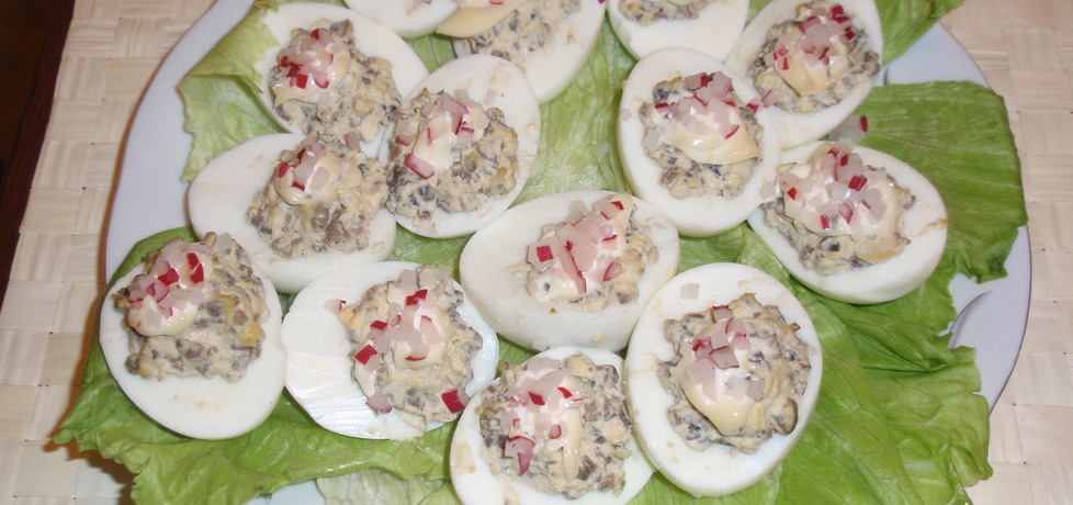 Jajka faszerowane pieczarkami i cebulą (autor: agnieszkapicola ...
