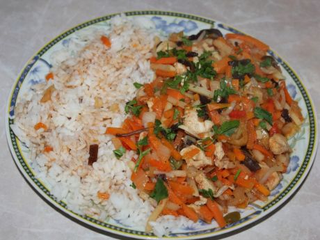 Przepis  danie chińskie z ryżem przepis
