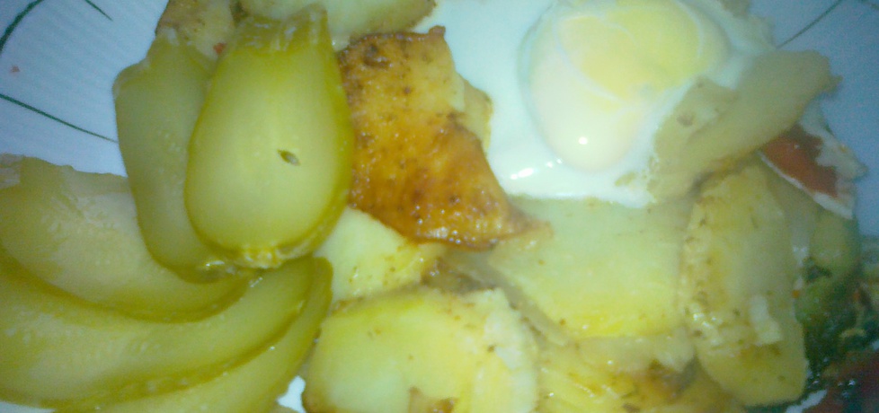 Ziemniaki z patelni z jajkiem (autor: teresa18)