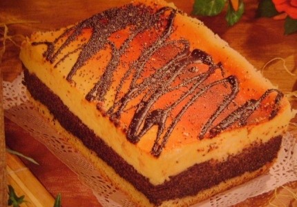 Ciasto serowo-makowe