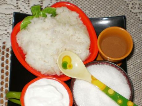Przepis  ryż na mleku ze cukrem i cynamonem przepis