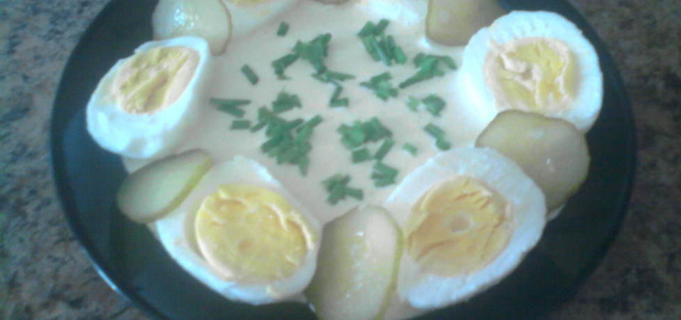 Jajka z sosem majonezowo