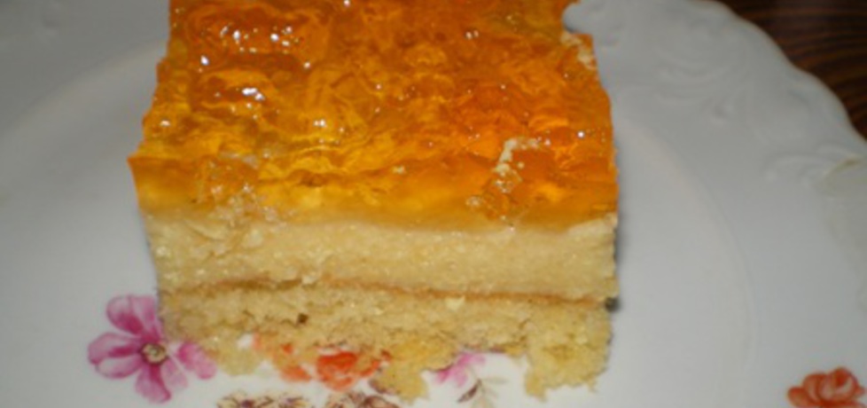 Ciasto z nektarynkami i galaretką (autor: ilka86)