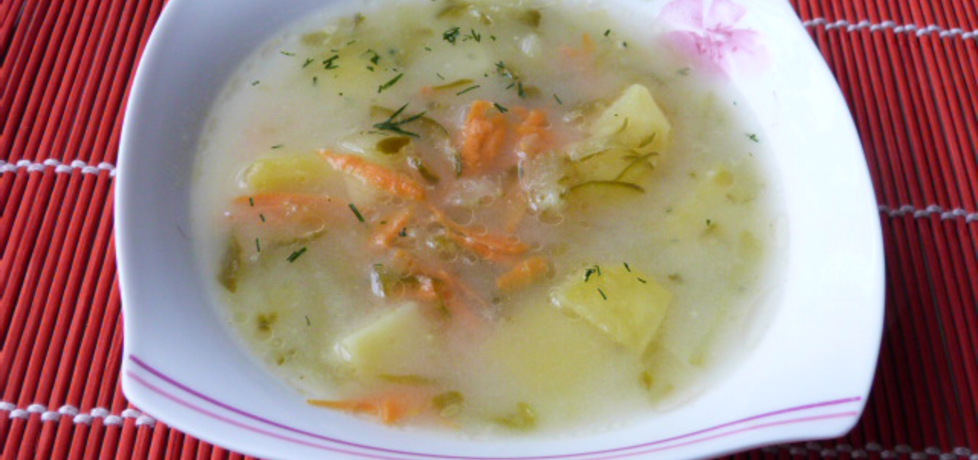 Zupa ogórkowa z ziemniakami (autor: renatazet)