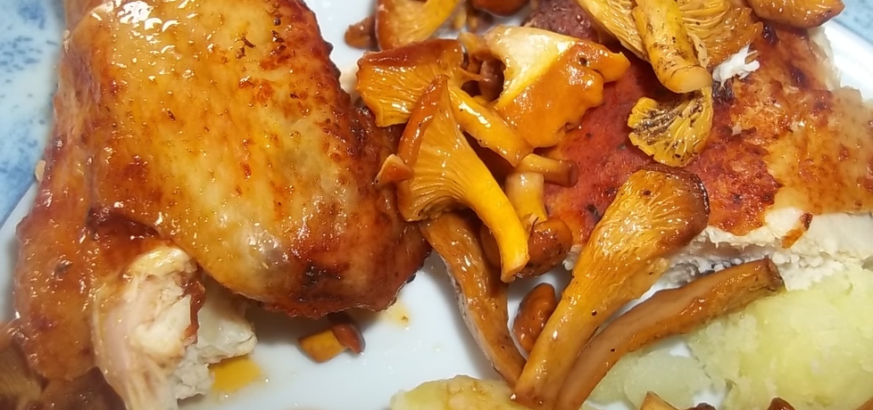 Kurczak podany z kurkami (autor: beatris)