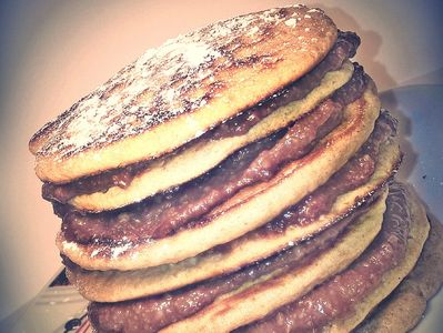 Pancakes z domową nutellą