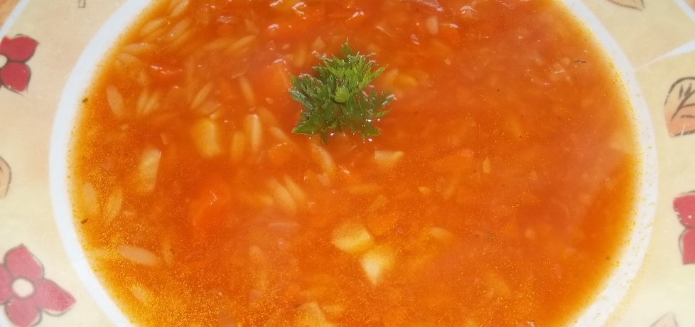 Zupa pomidorowa z makaronem ryżowym (autor: gosia1988 ...
