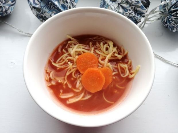 Przepis  zupa pomidorowa na warzywach przepis