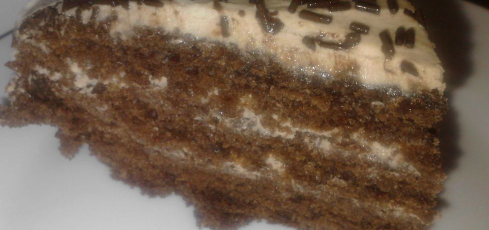 Kakaowe ciasto z masą kawową (autor: pietruszka ...