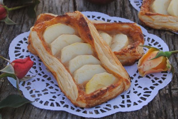 Przepis  francuskie ciastka z jabłkami i toffi przepis